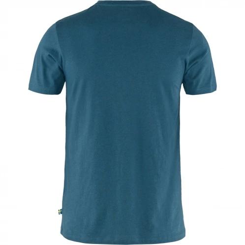 Fjallraven Fjällräven Fox T-shirt M férfi rövid ujjú póló kék színben 3