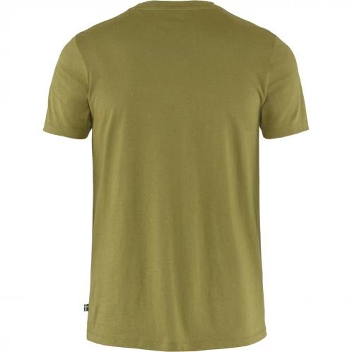 Fjallraven Fjällräven Fox T-shirt M férfi rövid ujjú póló oliva színben 3