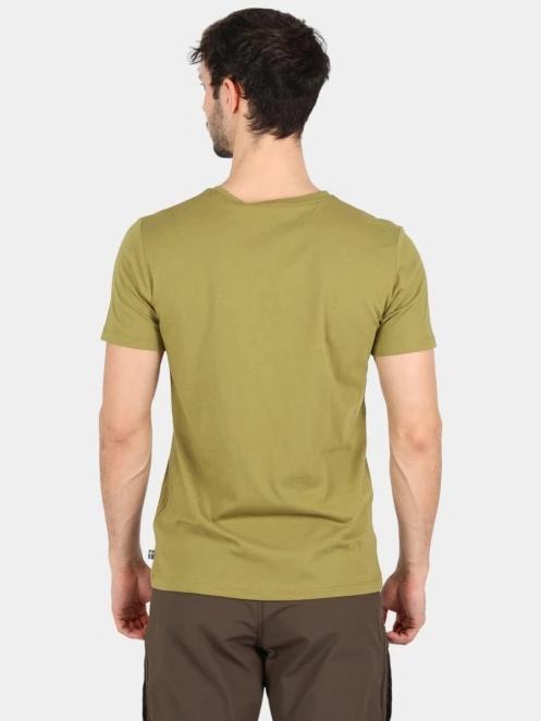 Fjallraven Fjällräven Fox T-shirt M férfi rövid ujjú póló oliva színben 4