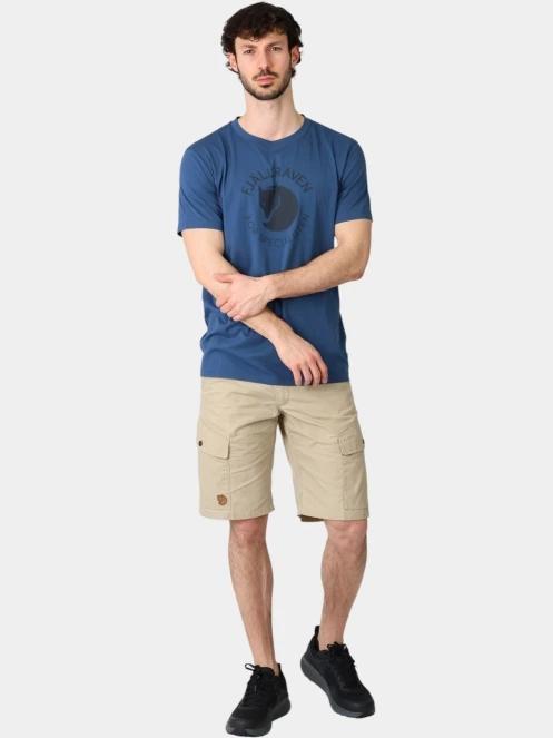 Fjallraven Fjällräven Fox T-shirt M férfi rövid ujjú póló kék színben 5