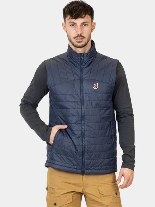 Fjallraven Expedition X-Lätt Vest M férfi mellény sötétkék színben 6