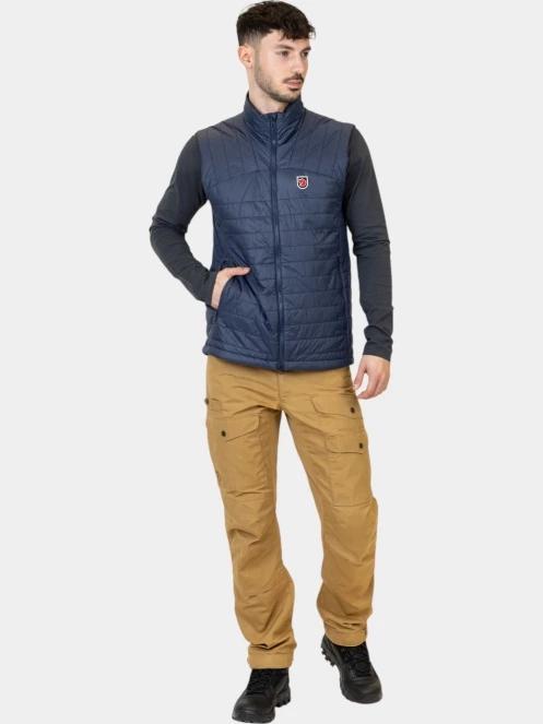 Fjallraven Expedition X-Lätt Vest M férfi mellény sötétkék színben 7