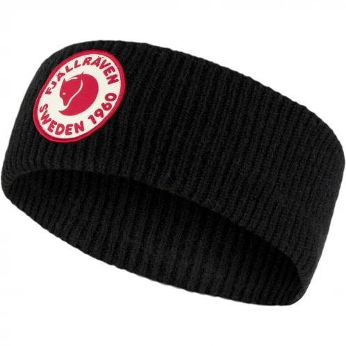 Fjallraven 1960 Logo Headband fejpánt fekete színben 2