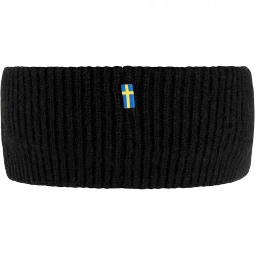 Fjallraven 1960 Logo Headband fejpánt fekete színben 3