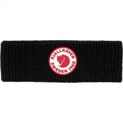 Fjallraven 1960 Logo Headband fejpánt fekete színben 4