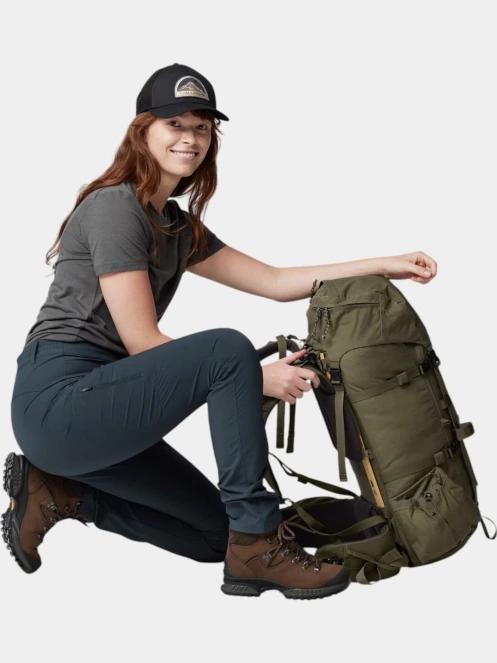 Fjallraven Abisko Trail Stretch Trousers W női túranadrág sötétkék színben 7