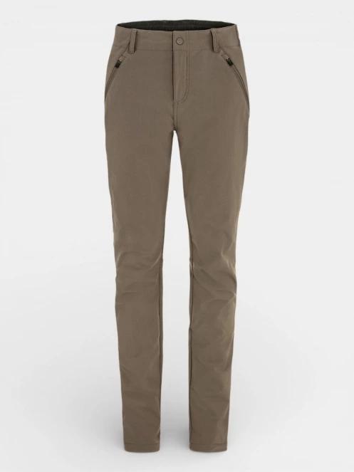 Fjallraven Abisko Trail Stretch Trousers W női túranadrág barna színben 2