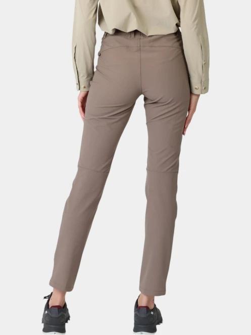 Fjallraven Abisko Trail Stretch Trousers W női túranadrág barna színben 4