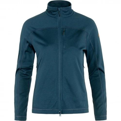 Fjallraven Abisko Lite Fleece Jacket W női polár pulóver kék színben 2
