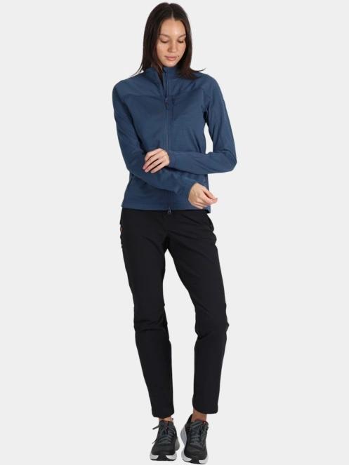 Fjallraven Abisko Lite Fleece Jacket W női polár pulóver kék színben 5