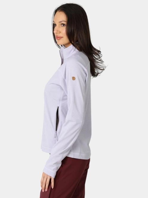 Fjallraven Abisko Lite Fleece Jacket W női polár pulóver lila színben 3