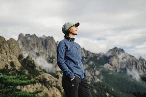 Fjallraven Abisko Lite Fleece Jacket W női polár pulóver sötétkék színben 10