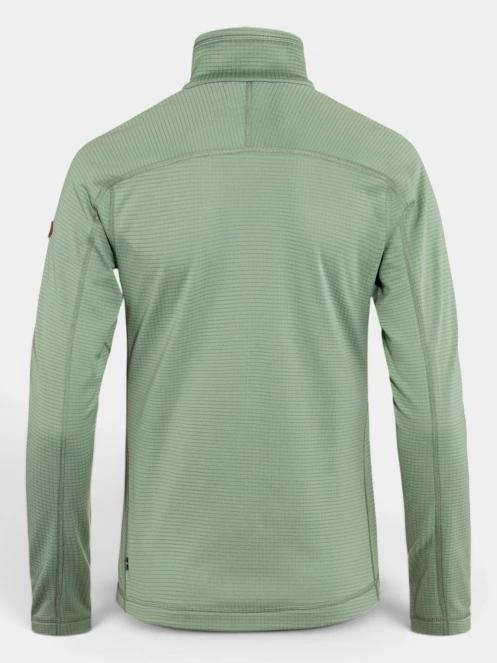 Fjallraven Abisko Lite Fleece Jacket W női polár pulóver zöld színben 7