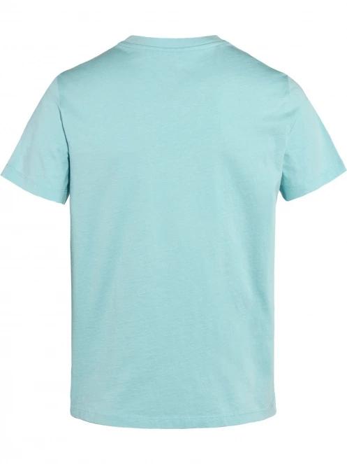 Fjallraven Kanken Art Logo Tee W női rövid ujjú póló világoskék színben 6
