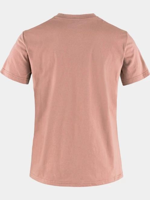 Fjallraven Fox Boxy Logo Tee W női rövid ujjú póló rózsaszín színben 8