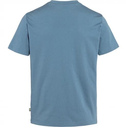 Fjallraven Fox Boxy Logo Tee W női rövid ujjú póló kék színben 3