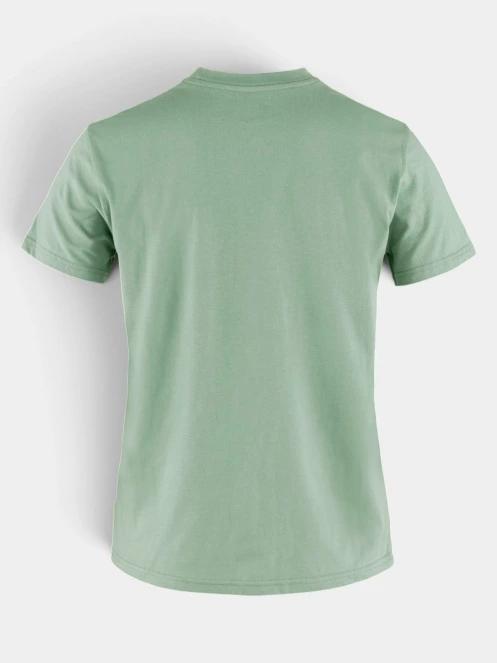 Fjallraven Fox Boxy Logo Tee W női rövid ujjú póló világoszöld színben 3
