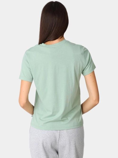 Fjallraven Fox Boxy Logo Tee W női rövid ujjú póló világoszöld színben 4
