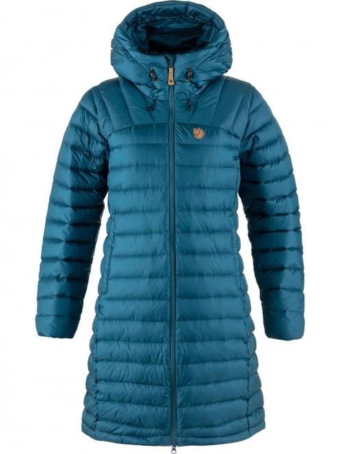 Fjallraven Snow Flake Parka W női télikabát kék színben 2