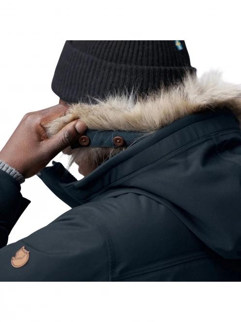Fjallraven Nuuk Lite Parka M férfi télikabát sötétkék színben 5