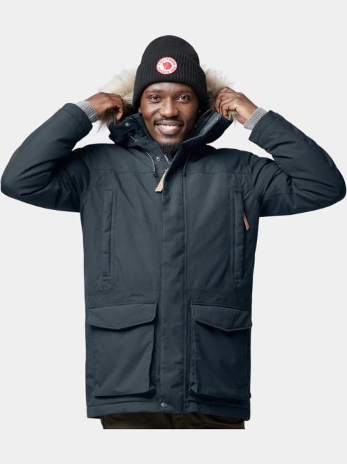 Fjallraven Nuuk Lite Parka M férfi télikabát sötétkék színben 3
