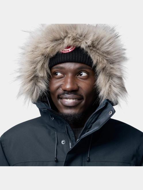 Fjallraven Nuuk Lite Parka M férfi télikabát sötétkék színben 4