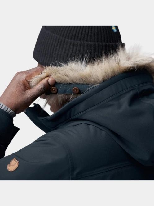 Fjallraven Nuuk Lite Parka M férfi télikabát sötétkék színben 5