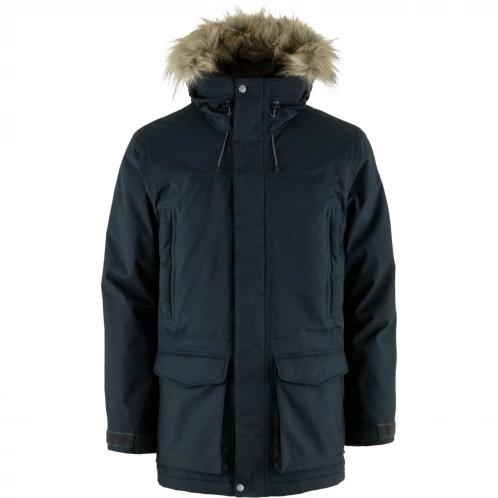 Fjallraven Nuuk Lite Parka M férfi télikabát sötétkék színben 8