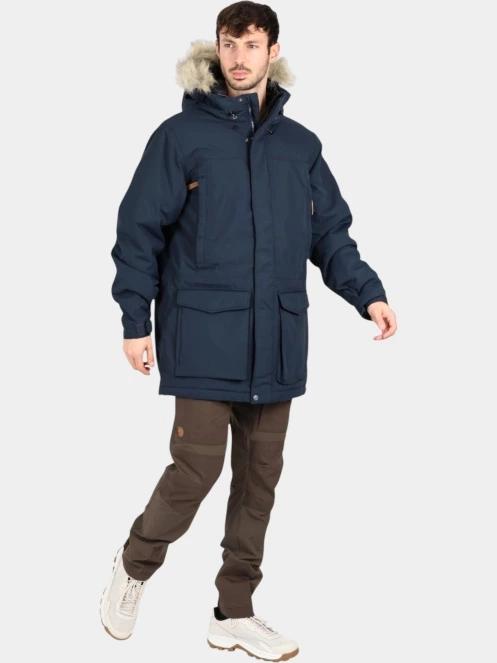 Fjallraven Nuuk Lite Parka M férfi télikabát sötétkék színben 5