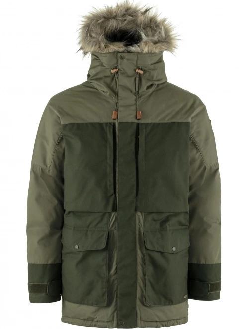 Fjallraven Polar Expedition Parka M férfi télikabát zöld színben 2