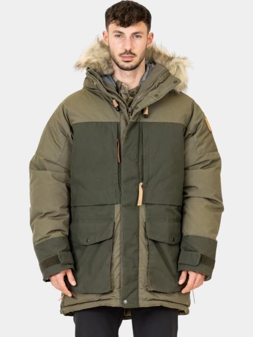 Fjallraven Polar Expedition Parka M férfi pehelykabát zöld színben 2