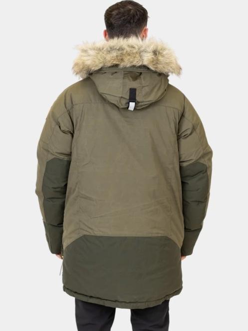 Fjallraven Polar Expedition Parka M férfi pehelykabát zöld színben 4