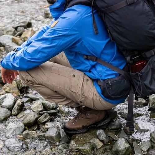 Fjallraven Vidda Pro Trousers M férfi túranadrág barna színben 5