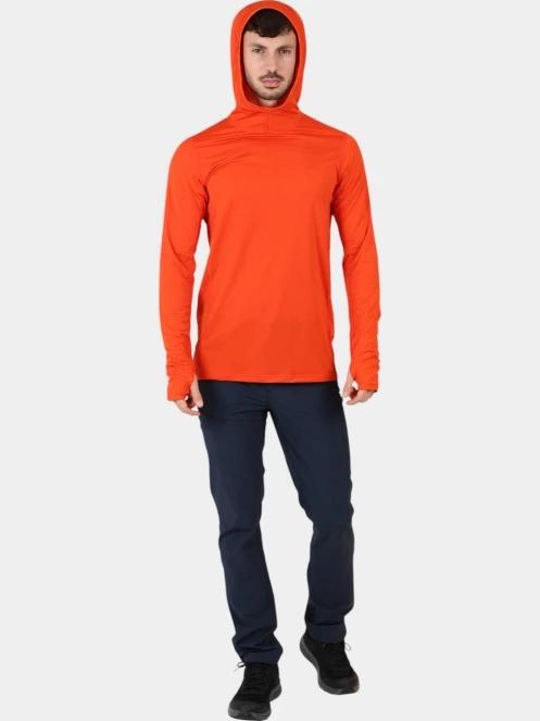 Fjallraven Abisko Sun-hoodie M férfi kapucnis pulóver narancssárga színben 7