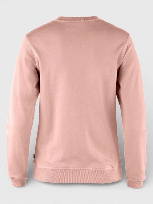 Fjallraven 1960 Logo Badge Sweater W női pulóver rózsaszín színben 3