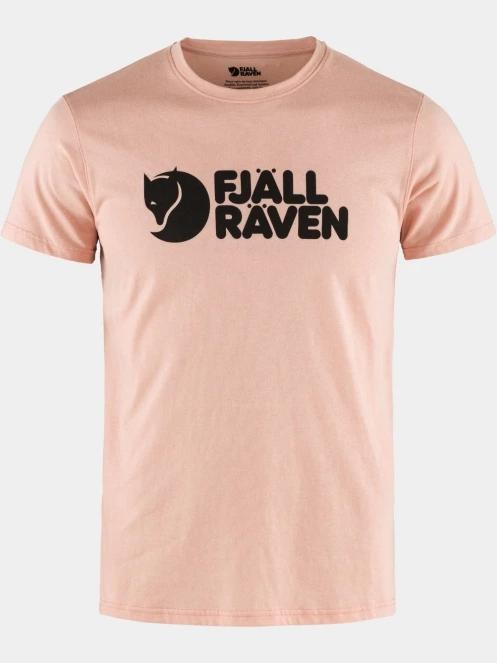 Fjallraven Fjällräven Logo T-shirt M férfi rövid ujjú póló rózsaszín színben 2