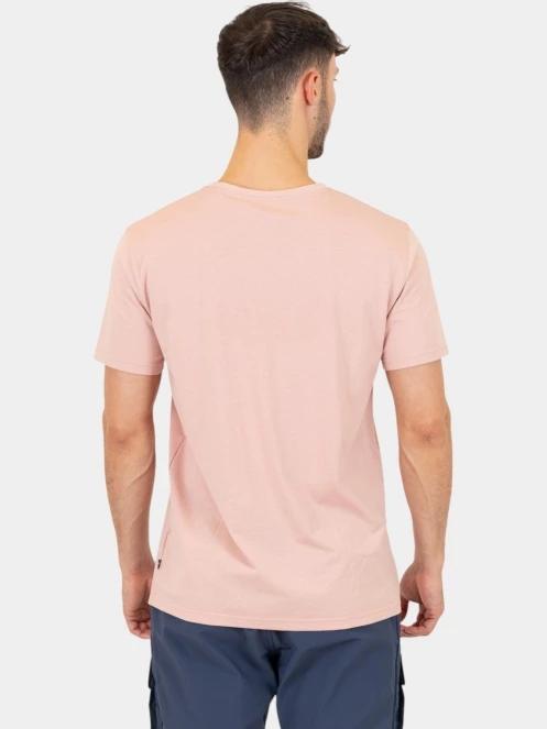 Fjallraven Fjällräven Logo T-shirt M férfi rövid ujjú póló rózsaszín színben 4