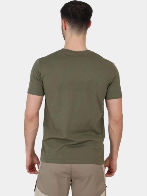 Fjallraven Fjällräven Logo T-shirt M férfi rövid ujjú póló zöld színben 4
