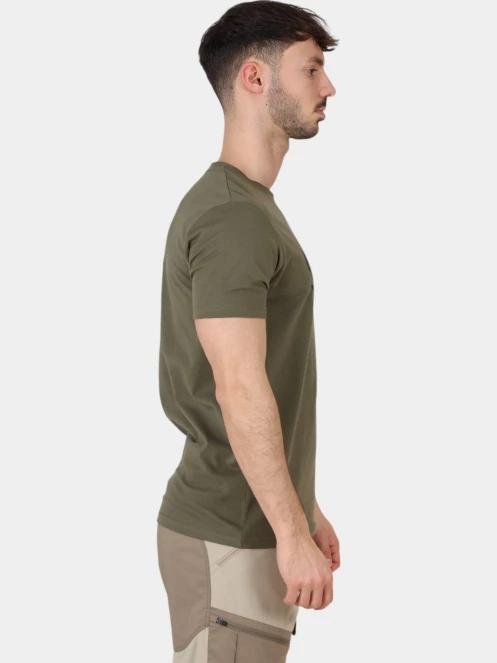 Fjallraven Fjällräven Logo T-shirt M férfi rövid ujjú póló zöld színben 5