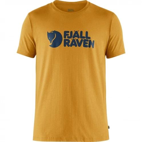Fjallraven Fjällräven Logo T-shirt M férfi rövid ujjú póló sárga színben 5