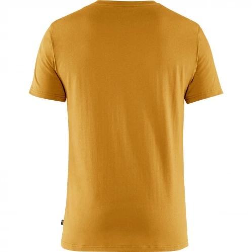 Fjallraven Fjällräven Logo T-shirt M férfi rövid ujjú póló sárga színben 6
