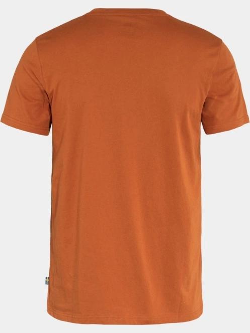 Fjallraven Fjällräven Logo T-shirt M férfi rövid ujjú póló narancssárga színben 3