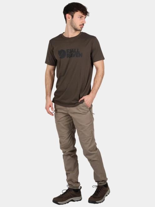 Fjallraven Fjällräven Logo T-shirt M férfi rövid ujjú póló zöld színben 5