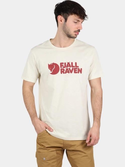 Fjallraven Fjällräven Logo T-shirt M férfi rövid ujjú póló homok színben 2
