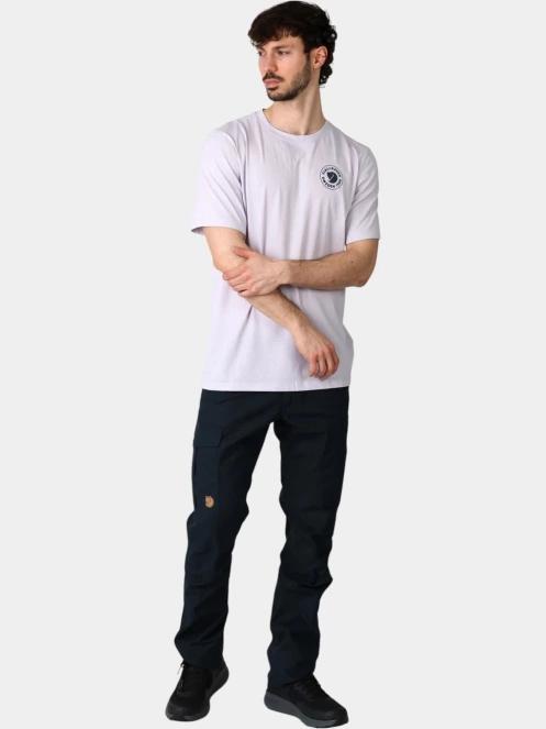 Fjallraven 1960 Logo T-shirt M férfi rövid ujjú póló lila színben 5