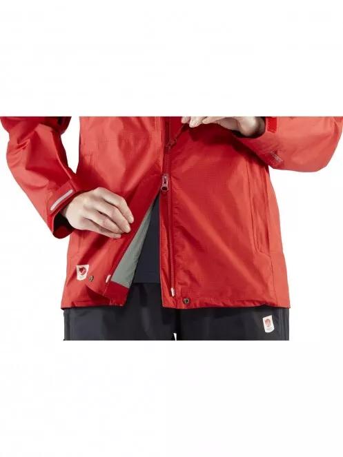 Fjallraven High Coast Hydratic Jacket W női túrakabát piros színben 5