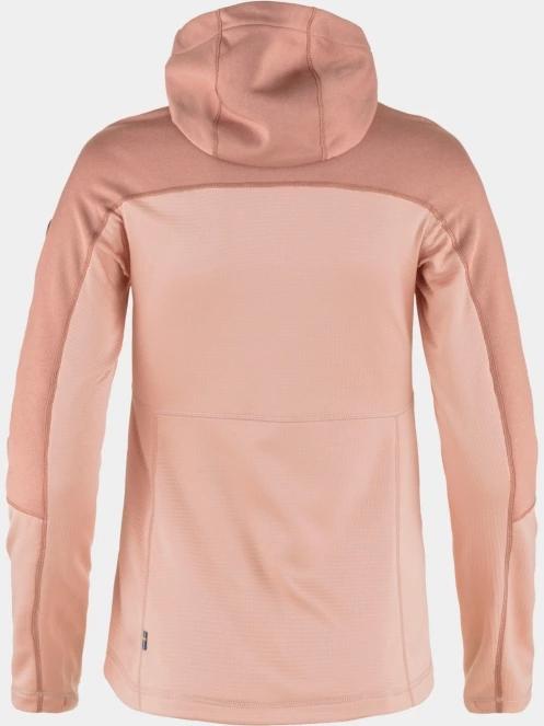Fjallraven Abisko Trail Fleece W női kapucnis pulóver rózsaszín színben 3