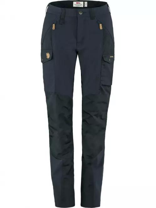 Fjallraven Nikka Trousers Curved W női túranadrág sötétkék színben 5