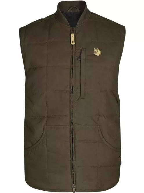 Fjallraven Grimsey Vest M férfi mellény oliva színben 2