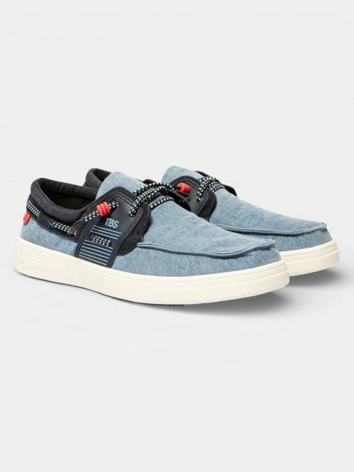 TBS Geoboat férfi slip-on cipő világoskék színben 3